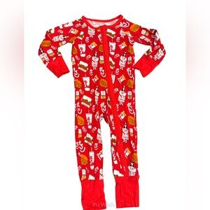 Red Chick-fil-a Themed Onesie